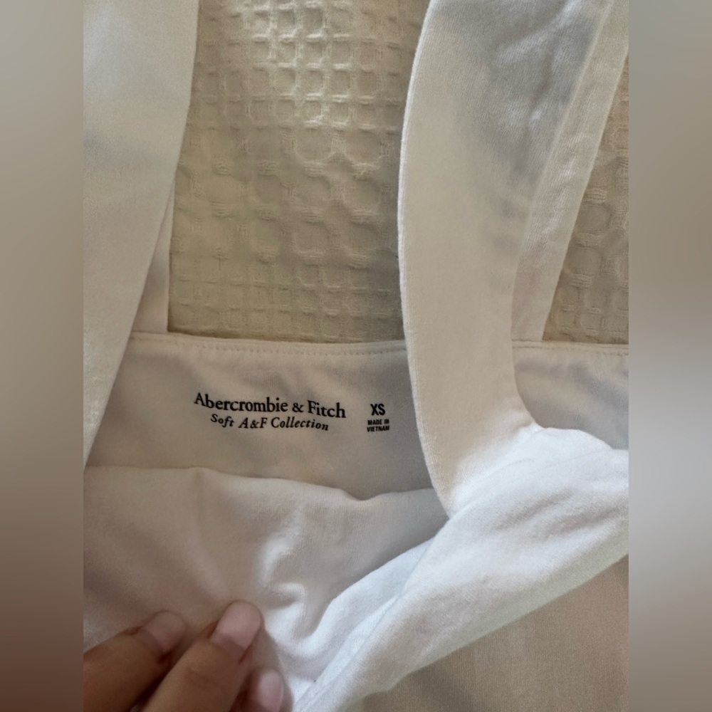 White Abercrombie Tank
